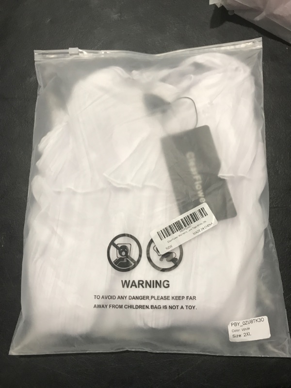 Photo 1 of 2xl white top womens 