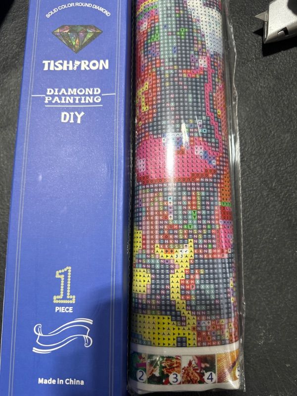 Photo 1 of 
TISHIRON DIY 5D Diamond Painting by Number Kits Colorful Guitar Full Drill Diamond Paint