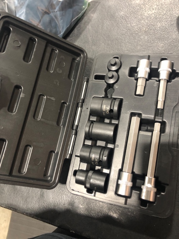 Photo 1 of Aramox Brake Caliper Socket Set, Brake Caliper Socket and Bit Tool Set with Toolbox Chrome?Vanadium Steel Fit for Mercedes Benz