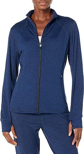 Photo 1 of Amazon Essentials Women's Brushed Tech Stretch Full-Zip Jacket SIZE LARGE