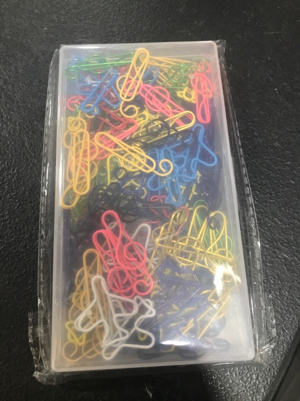 Photo 1 of Multi colored, various shapes- paper clips