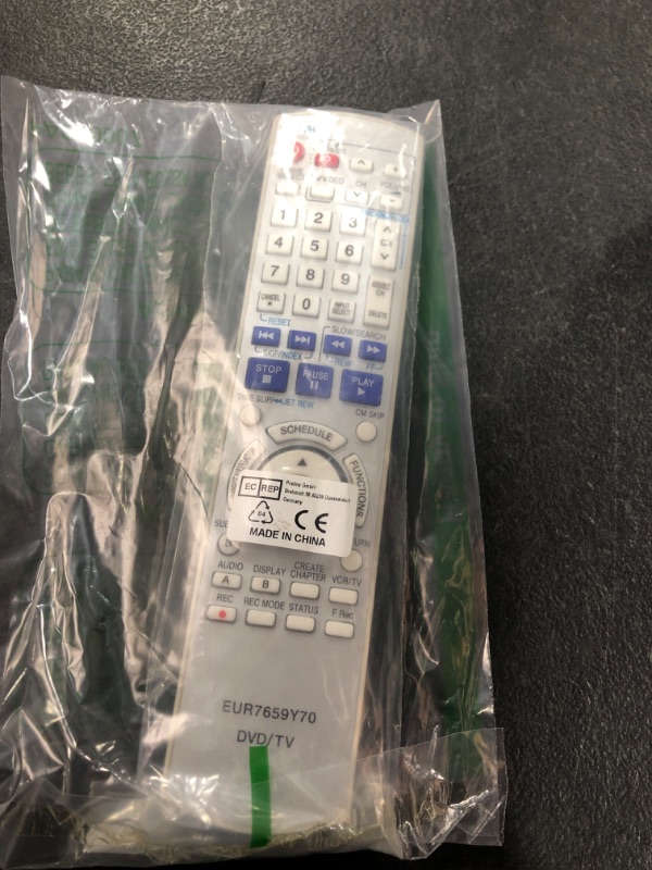 Photo 2 of AIDITIYMI EUR7659Y70 IR Remote Control Replaced for Panasonic DVD Recorder DMR-ES46 DMR-ES45V DMR-ES46V DMR-ES46VS DMR-ES35V DMR-ES45VS DMR-ES35VP DMR-ES35VPC DMR-ES36V DMR-ES35 DMR-ES25 DMR-ES25S