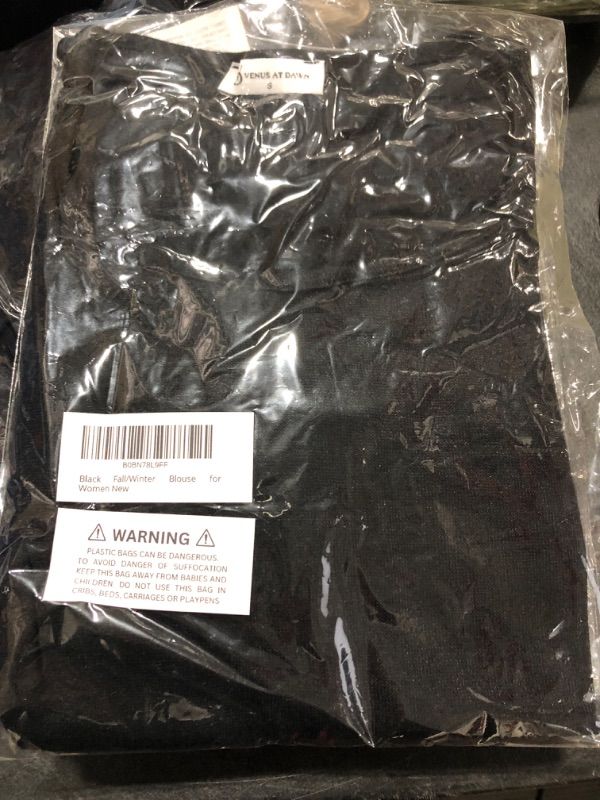 Photo 1 of Black Fall/Winter Blouse for Women  SIZE SMALL 