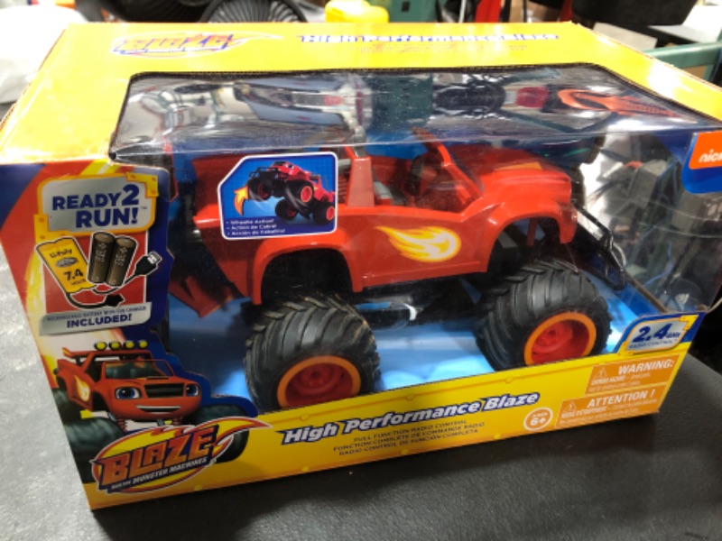 Photo 2 of NKOK Blaze and The Monster Machines RC: High Performance Blaze - Nickelodeon, Remote Control Offroad Monster Truck