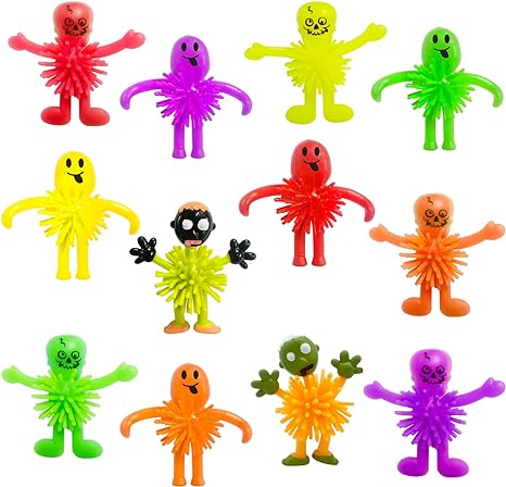 Photo 1 of 12Pcs Halloween Mini Porcupine Toys,Squeeze Stress Toys Gifts for Kids Boys Girls Halloween Party Favor, (Halloween)