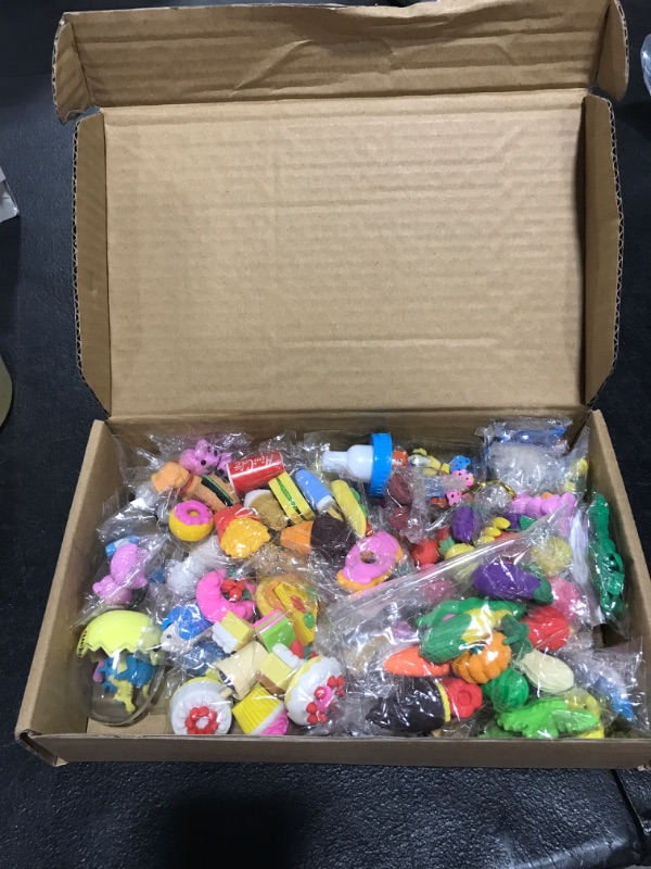 Photo 1 of 108Pcs Erasers Bulk Cute Erasers for Kids - Fun Erasers, Desk Pets, Food Erasers, Kids Erasers, Puzzle Erasers Animals, and Pencil Erasers - Treasure Box Toys for Classroom
