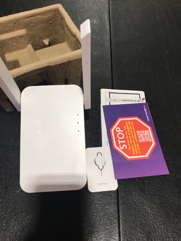 Photo 1 of All-New2023 WiFi Extender 1.2Gb/s Signal Booster – Dual Band (5GHz / 2.4GHz) New Generation up to 4X Faster, Longest Range Than Ever Super Antennas, Signal Amplifier w/Ethernet Port, Alexa Compatible Dual Band Pro