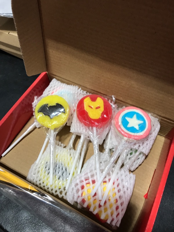 Photo 2 of 12 Superhero Lollipops