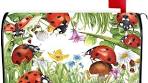Photo 1 of 17.5" X 21" Magnetic Mailbox Covers Garden/Ladybugs