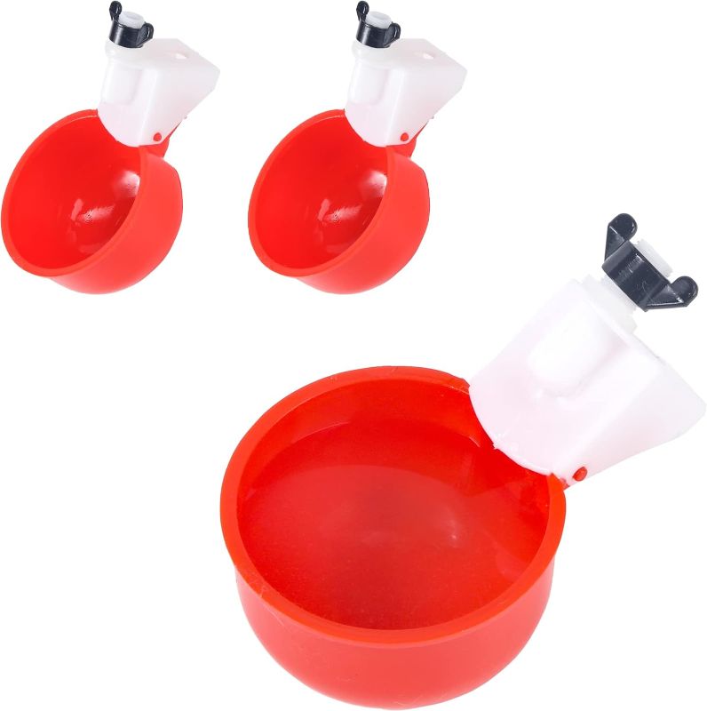 Photo 1 of 2 PACK Large Automatic Chicken Waterer Cups Poultry Water Cup Drinker Kit for Chicks, Duck, Goose, Turkeys,Quail (3 Pack)
Pattern Nam