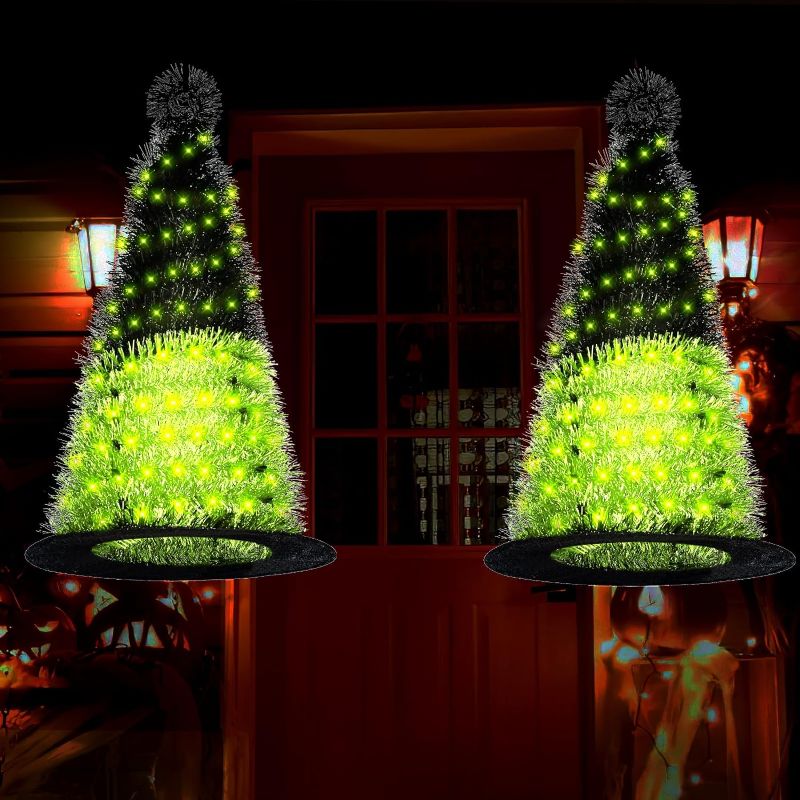 Photo 1 of 
Halloween Hanging Witch Hat Decorations, 2 PCS 