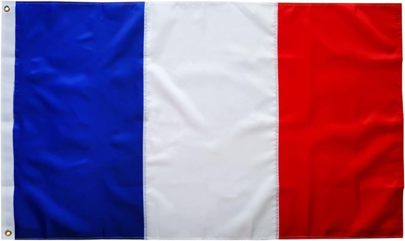 Photo 1 of 
France Flag French flag 3x5FT -(90x150cm) Sewn Stripes 210D Heavy Duty Polyester Flag Outdoors Indoors Drapeau français Nylon flag Brass Grommets