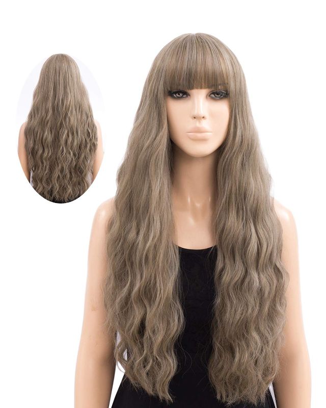 Photo 1 of 
Netgo Ash Brown Wigs for Women, 