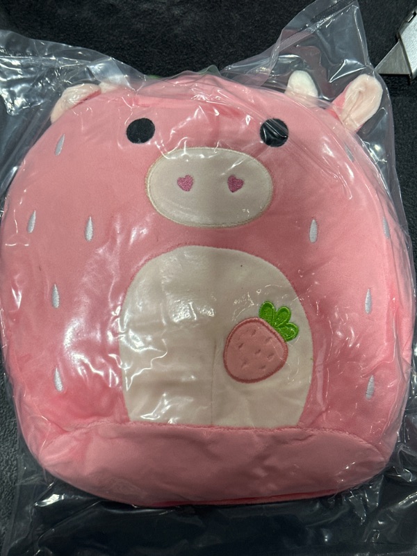 Photo 2 of 
Mammykiss Strawberry Cow Stuffed Animal Plush Pillow,