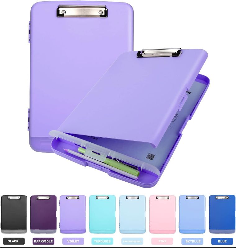 Photo 1 of 
Clipboard with Storage, A4 Storage Clipboard, High Capacity Clipboards with Storage, Heavy Duty Plastic/Nursing Clipboard with Storage, Clipboard Storage