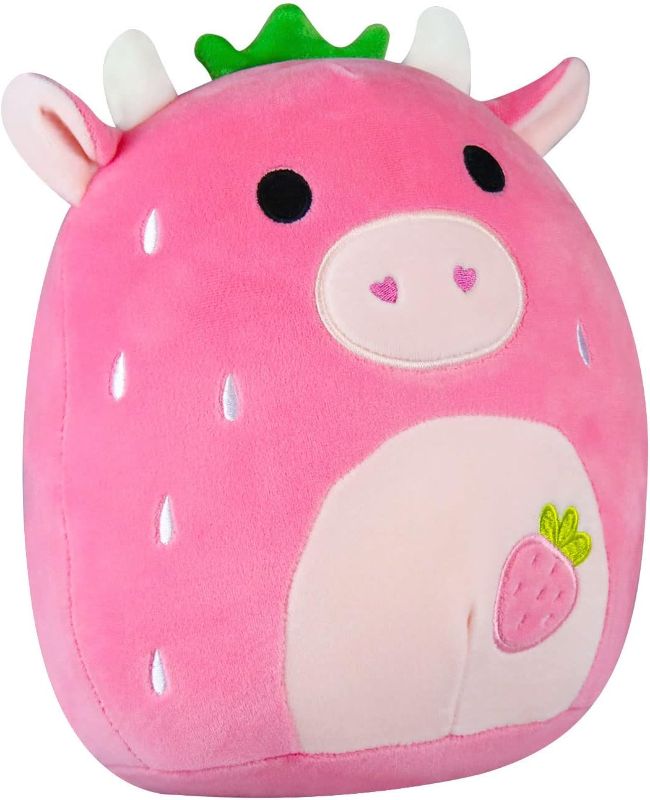 Photo 1 of 
Mammykiss Strawberry Cow Stuffed Animal Plush Pillow, Soft Cute Plushie Pillow Toy Home Decoration, Best Birthday for Kids Girlfriend (Strawberry Cow- 10 inch)