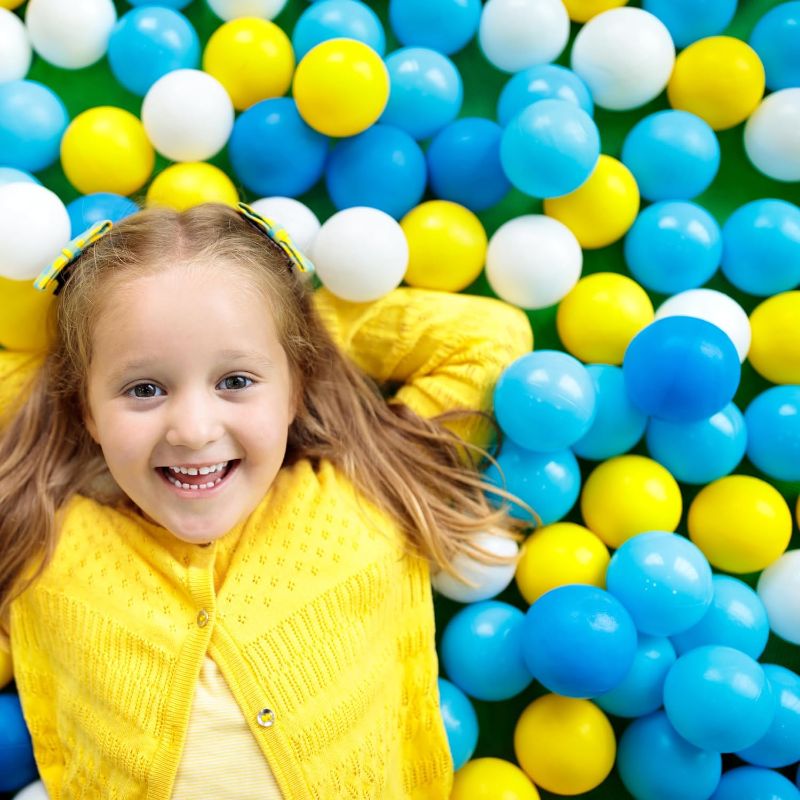 Photo 1 of 
Lovgrils Yellow Ball Pit Balls 50 Count Balls for Baby Ball Pit
