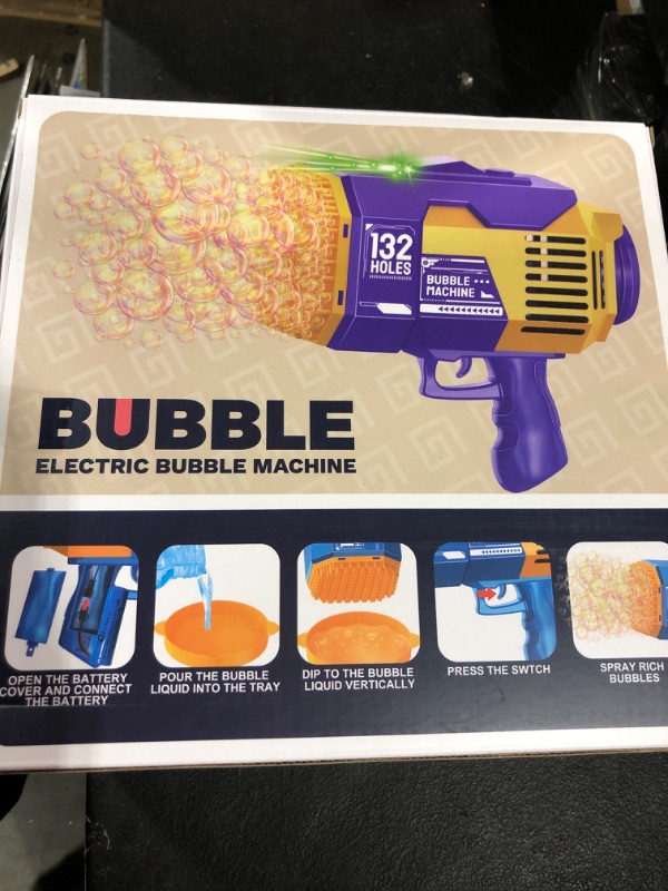 Photo 1 of 132 HOLES ELECTRIC BUBBLE MACHINE