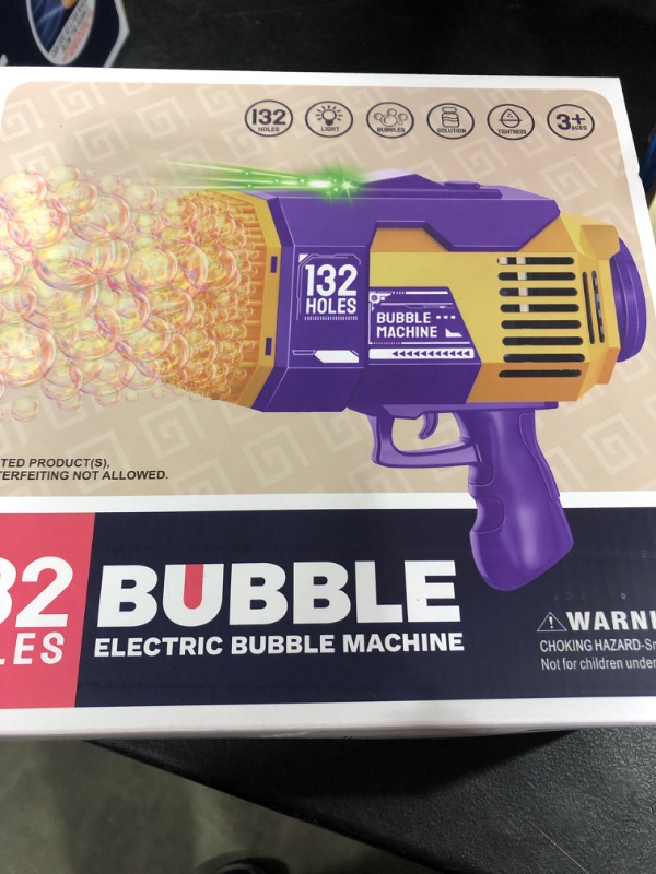 Photo 1 of 132 HOLES ELECTRIC BUBBLE MACHINE