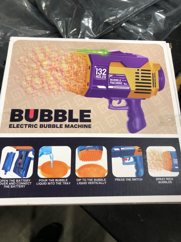 Photo 1 of 132 HOLES ELECTRIC BUBBLE MACHINE