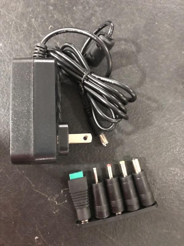 Photo 2 of 100V-240V to 24V 1A AC/DC Switching Power Supply Adapter with 5 Selectable Adapter Plugs