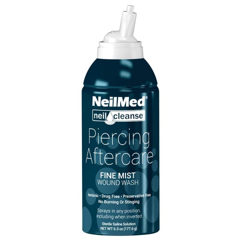 Photo 1 of NeilMed NeilCleanse Piercing Aftercare, Fine Mist, 6.3 Fluid Ounce