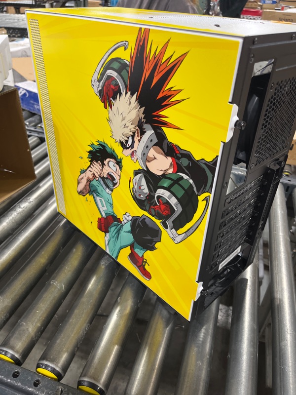 Photo 2 of NZXT - CRFT My Hero Academia Rivals Limited Edition H510i case - CA-H510I-MH-RV - Compact ATX Mid-Tower PC Gaming Case - Front I/O USB Type-C Port - Vertical GPU Mount - Tempered Glass Side Panel