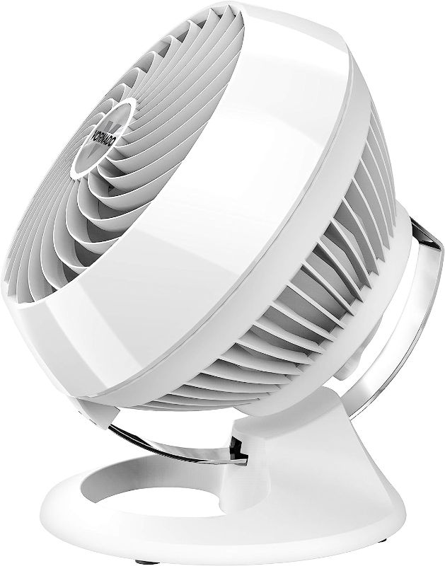 Photo 1 of Vornado 460 Whole Room Air Circulator, Small Fan with 3 Speeds, Adjustable Tilt, Easy to Clean, Moves Air 70 Feet, Quiet Fan for Home, Office, Bedroom,White
