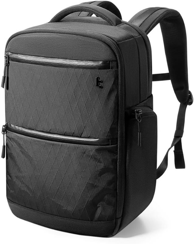 Photo 1 of tomtoc Laptop Backpack X-Pac Techpack Designed for Business Professional Commuter, City Compact Backpack for 16-inch MacBook Pro, Black
