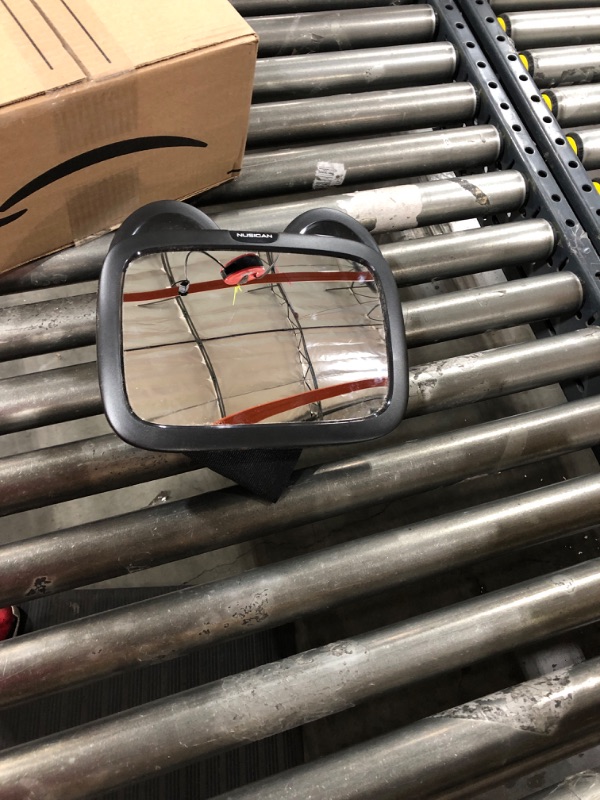 Photo 1 of Baby Car Safety Mirror, Car Seat Mirror for Rear Facing Toddler Infant Child with Wide Crystal Clear View, Shatterproof & Adjustable, Crash Tested & Certified for Safety - Baby Travel Essential