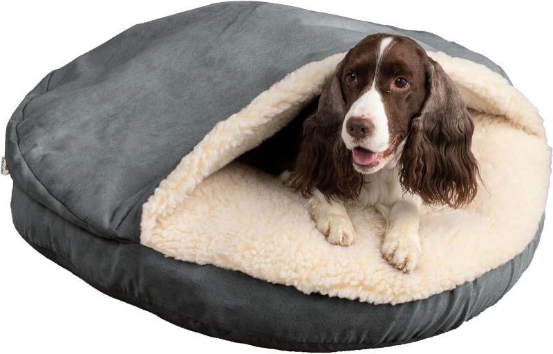 Photo 1 of  Luxury Microsuede Cozy Cave Pet Bed, Extra Large,