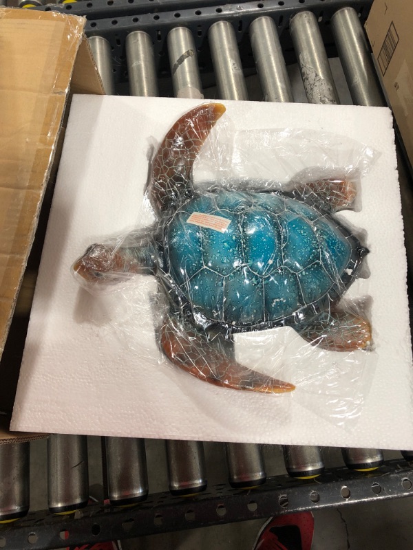 Photo 2 of Design Toscano Blue Sea Turtle Statue: Large