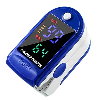 Photo 1 of 2 PACK Pulse Oximeter Sports and Aviation Finger-Unit Spot Check ,Blood Oxygen Saturation Monitor, Portable Digital Reading LED Display
