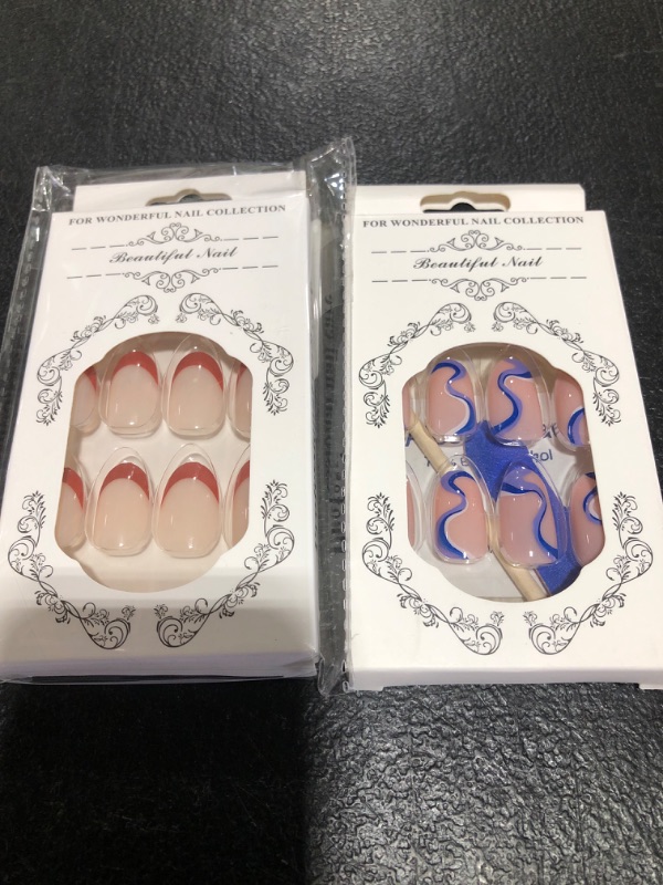 Photo 1 of 2 PACK PRESS ON NAILS
