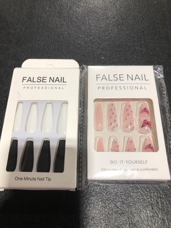 Photo 1 of 2 PACK PRESS ON NAILS
