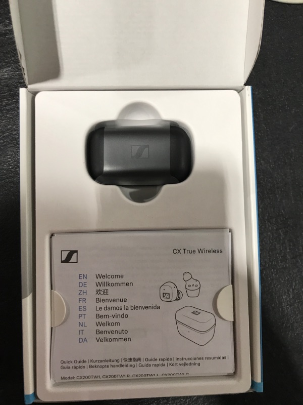 Photo 1 of Sennheiser CX True Wireless Earbuds - Bluetooth In-Ear Headphones for Music and Calls with Passive Noise Cancellation, Customizable Touch Controls, Bass Boost, IPX4 and 27-hour Battery Life, Black
