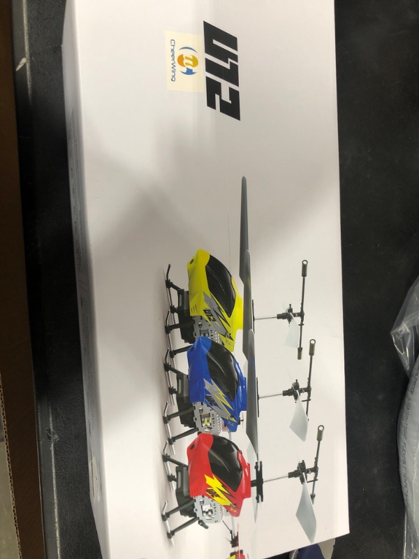 Photo 2 of Cheerwing U12 Remote Control Helicopter with Altitude Hold, Mini RC Helicopter for Adults Kids, One Key take Off/Landing and 2 Batteries Blue