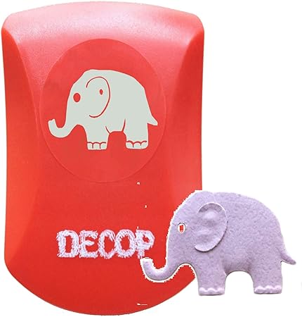 Photo 1 of DOCOP Embossed Craft Punch 32mm (1.25inch) Elephant
