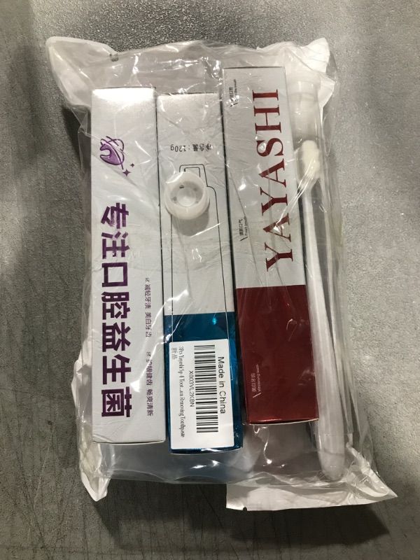 Photo 2 of 3Pcs Yayashi Sp-4 Toothpaste, Toothpaste Fresh Breath Toothpaste, Stain Removing Toothpaste?with 2 Toothbrushes?
