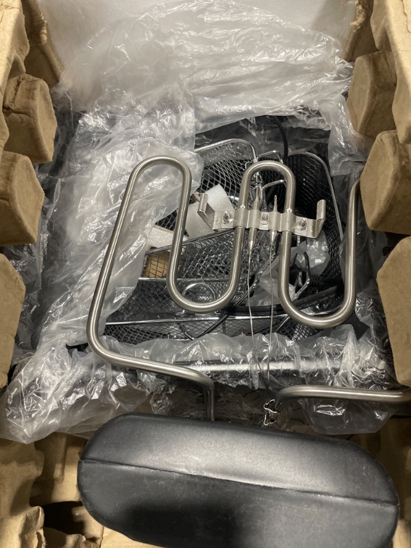 Photo 1 of Aigostar Deep Fryer with 3 Baskets and Lid, Electric Deep Fat Fryers with Timer and Temperature, 4.2Qt Oil Large Capacity, ETL Certificated,1650W