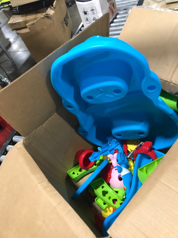 Photo 1 of Bennol Sand Water Table Toys for Toddlers Kids, 3-Tier Outdoor Sand and Water Play Table Toys for Toddlers Kids, Water Activity Tables Beach Toys for Outside Backyard for Toddlers Age 3-5