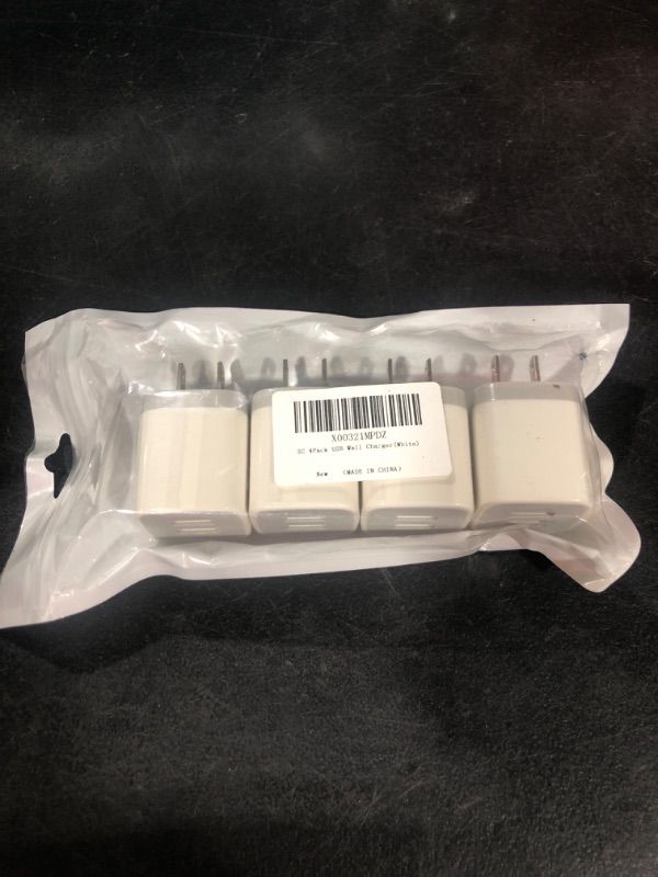 Photo 1 of USB Wall Charger, Charging Cube,Sicodo 4Pack Dual Port Charing Block Plug in Cell Phone Charger Box Brick USB Power Adapter for iPhone 14 13 12 SE 11 X XS,Samsung Galaxy S23 S22 S21 20,Google,LG,Moto