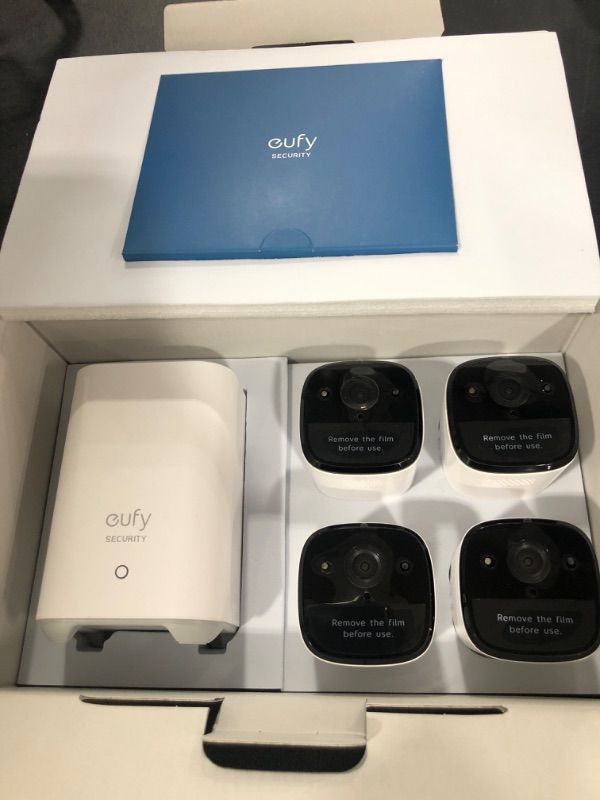 Photo 3 of eufy Security, eufyCam S221 (eufyCam 2 Pro) Wireless Home Security Camera System, 4-Cam Kit, HomeKit Compatibility, 2K Resolution, 365-Day Battery Life, No Monthly Fee, Motion Only Alert 