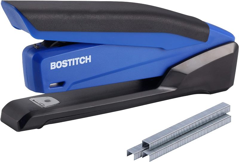 Photo 1 of PaperPro InPower Spring-Powered Desktop Stapler, 20-Sheet Capacity, Blue (Min Order Qty 6) MPN:1122
