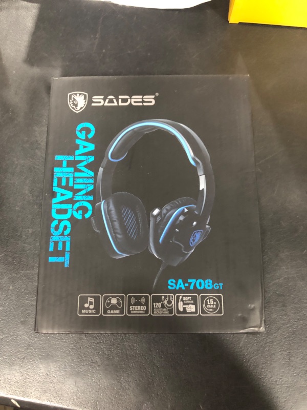 Photo 2 of SADES FBA_708 GT Universal Gaming Headset with Microphone 