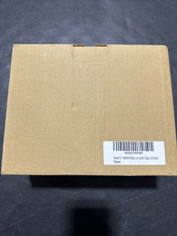 Photo 1 of 
Excell Anti-BACKFLOW Lightweight Tape Dispenser with Tape (1.88" x 54.6 yd) Designed for Packing, Shipping and Mailing, Strong Seal on All Box Types (6)