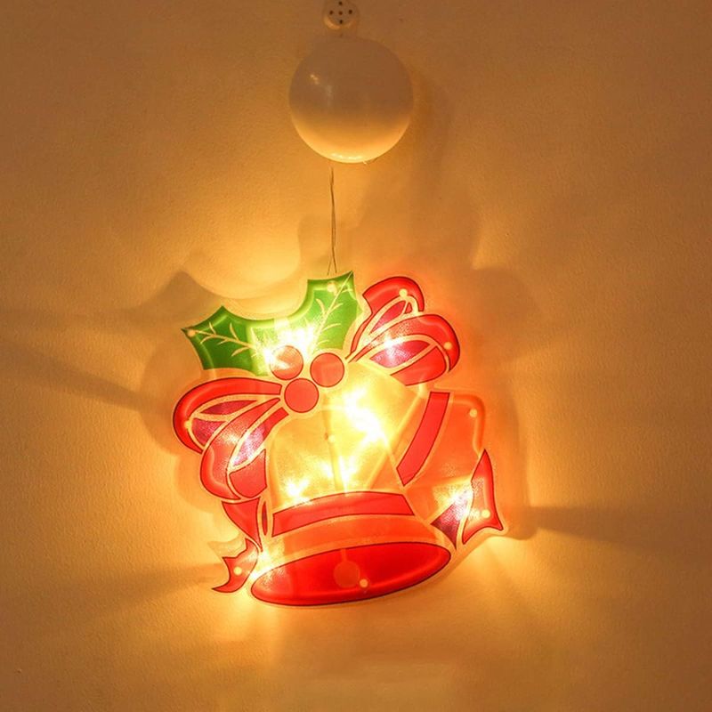 Photo 1 of 
Christmas Sucker Lights LED Decorative Novelty Sucker 3D Lights for Indoor Windows Wall Door Bedroom Outdoor Pathway Walkway Patio Decorations,