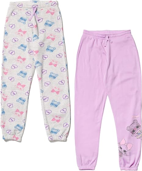 Photo 1 of 10 - 12YRS L.O.L. Surprise! Bon Bon Diva Girls Fleece 2 Pack Pants Little Kid to Big Kid