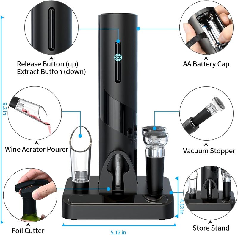 Photo 1 of 
Electric Wine Opener Set, Automatic