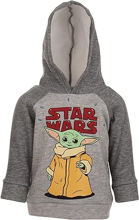 Photo 1 of 18M STAR WARS The Mandalorian Grogu Fleece Pullover Hoodie